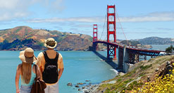 San Francisco bridge and bay